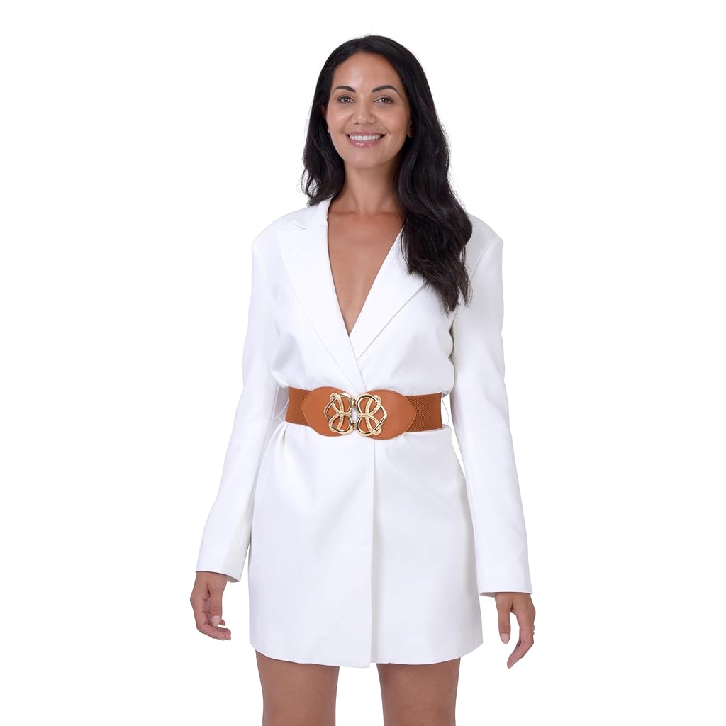 ZIBUYU® Heart-shaped wide elastic waist belt ZIBUYU® Heart-shaped wide elastic waist belt